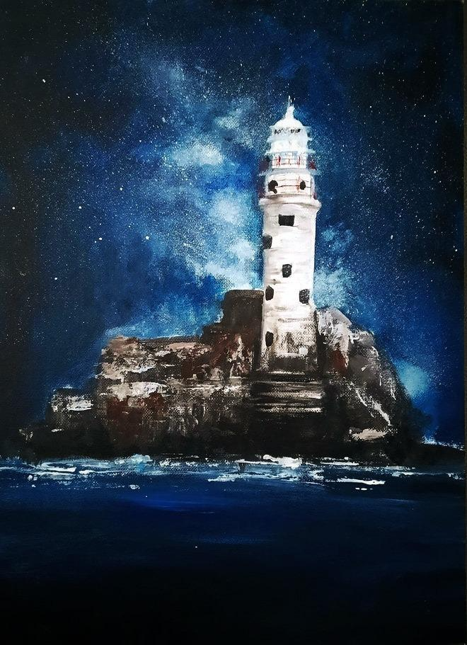 Painting Ireland- 'Stars Over Fastnet'