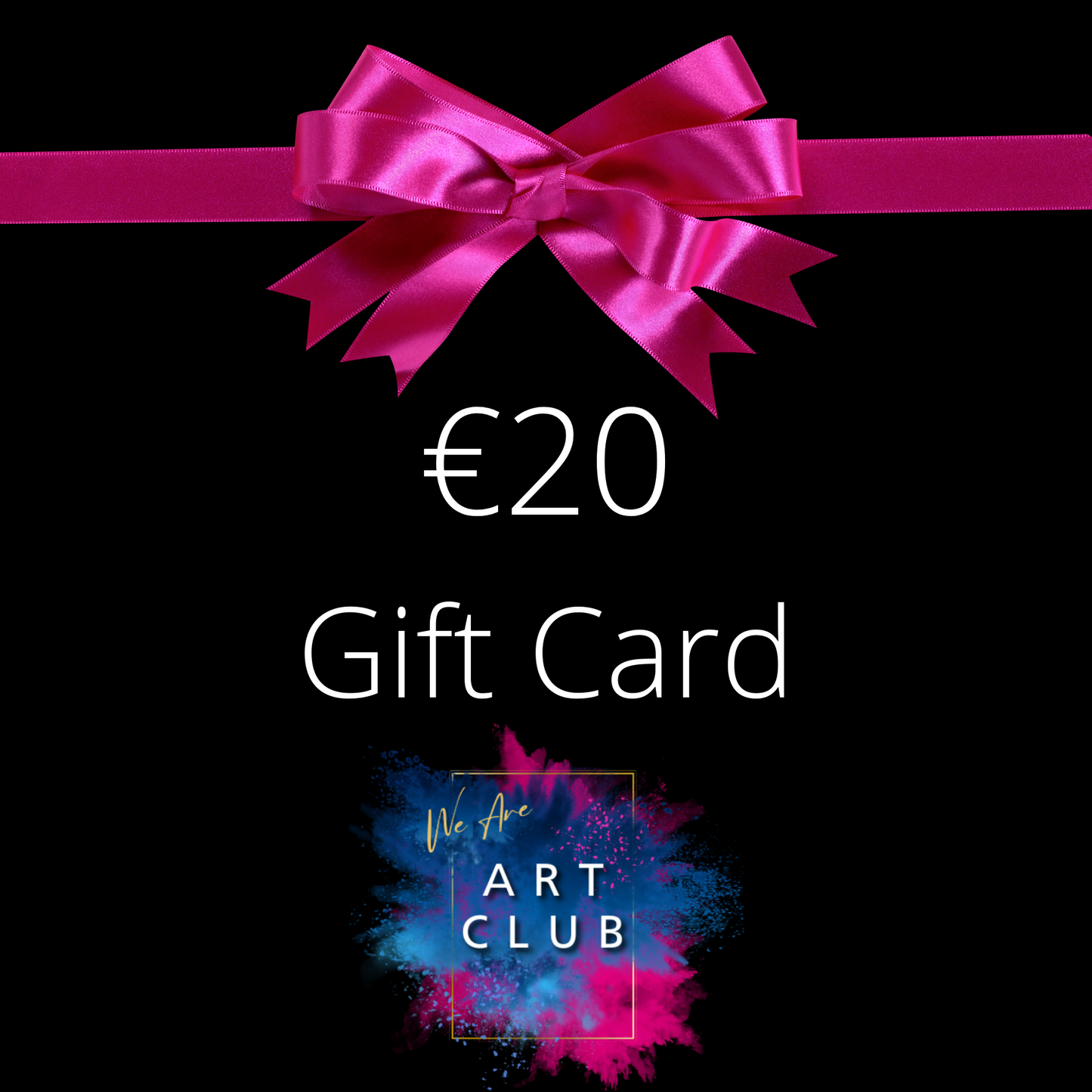 we are ArtClub Gift Card 20