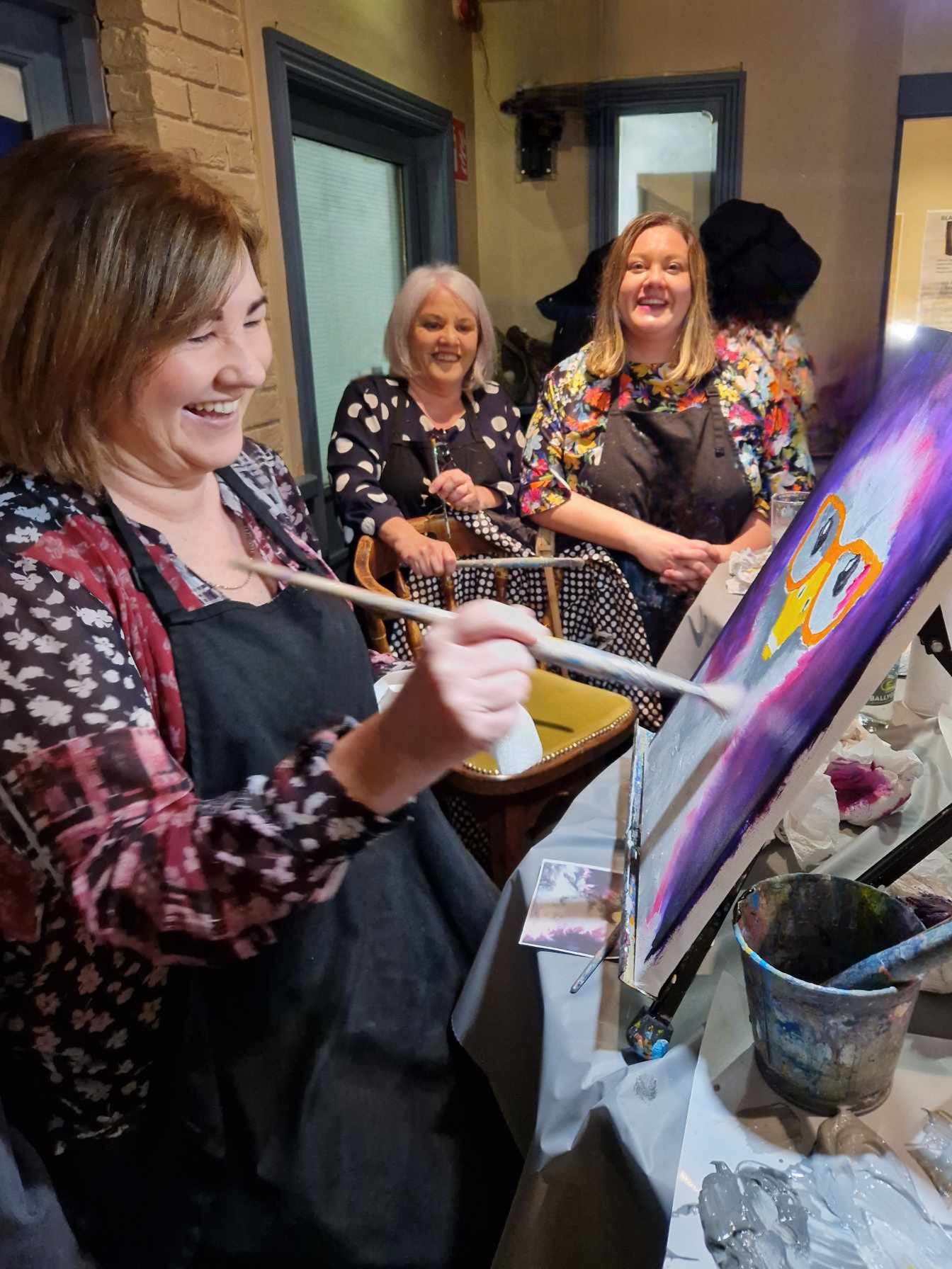Cork Fun art class March 24th 2026